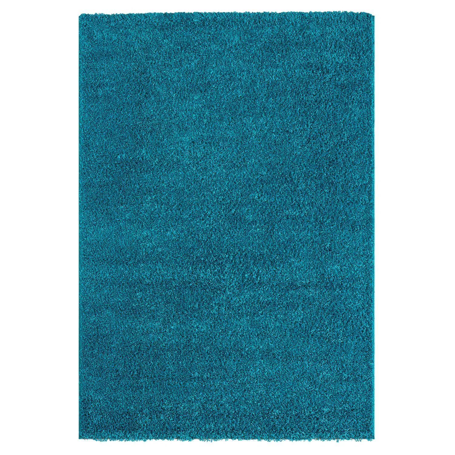Hochflor-Teppich „Shaggy“ – Türkis, 30 mm Florhöhe