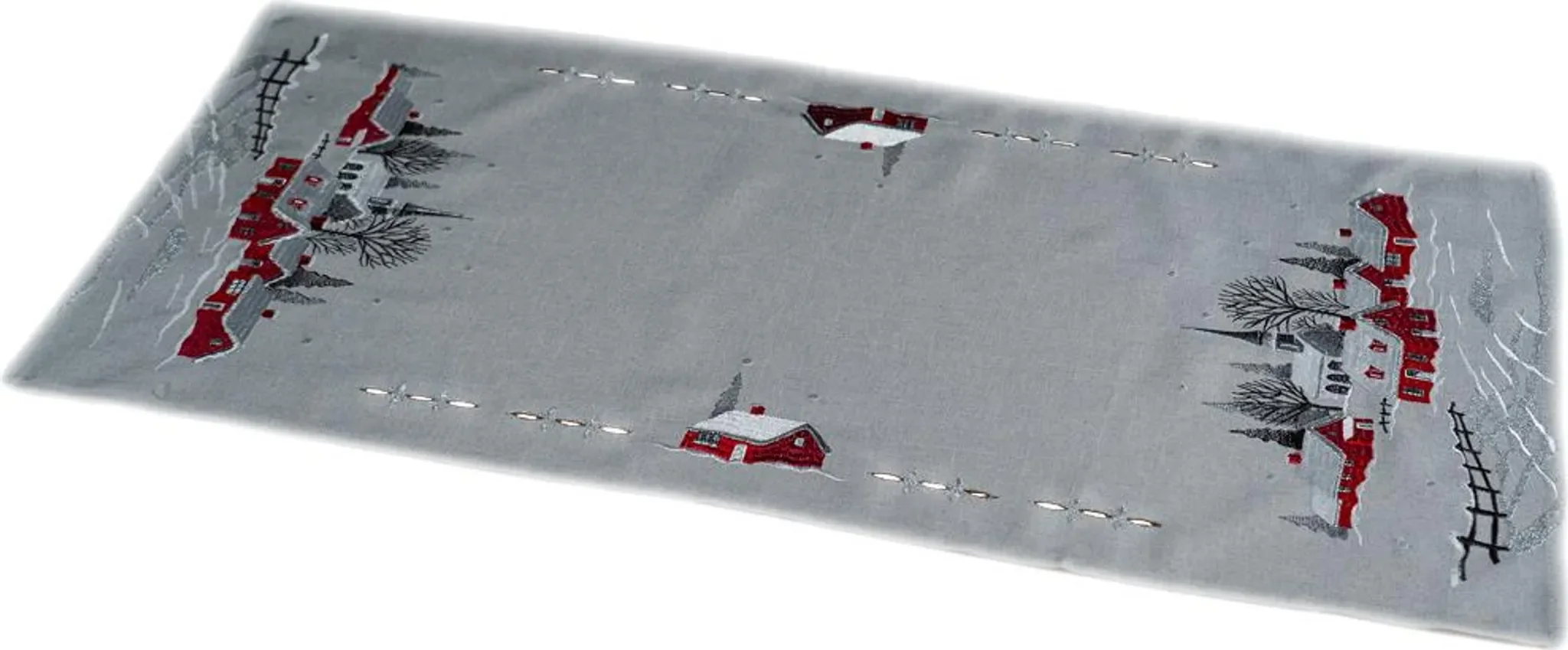 Tischdecke / Tischläufer "Dorf mit Kirche"