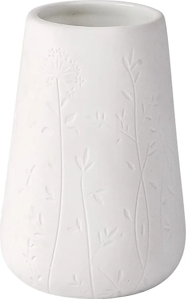 WENKO Zahnputzbecher Flora Keramik