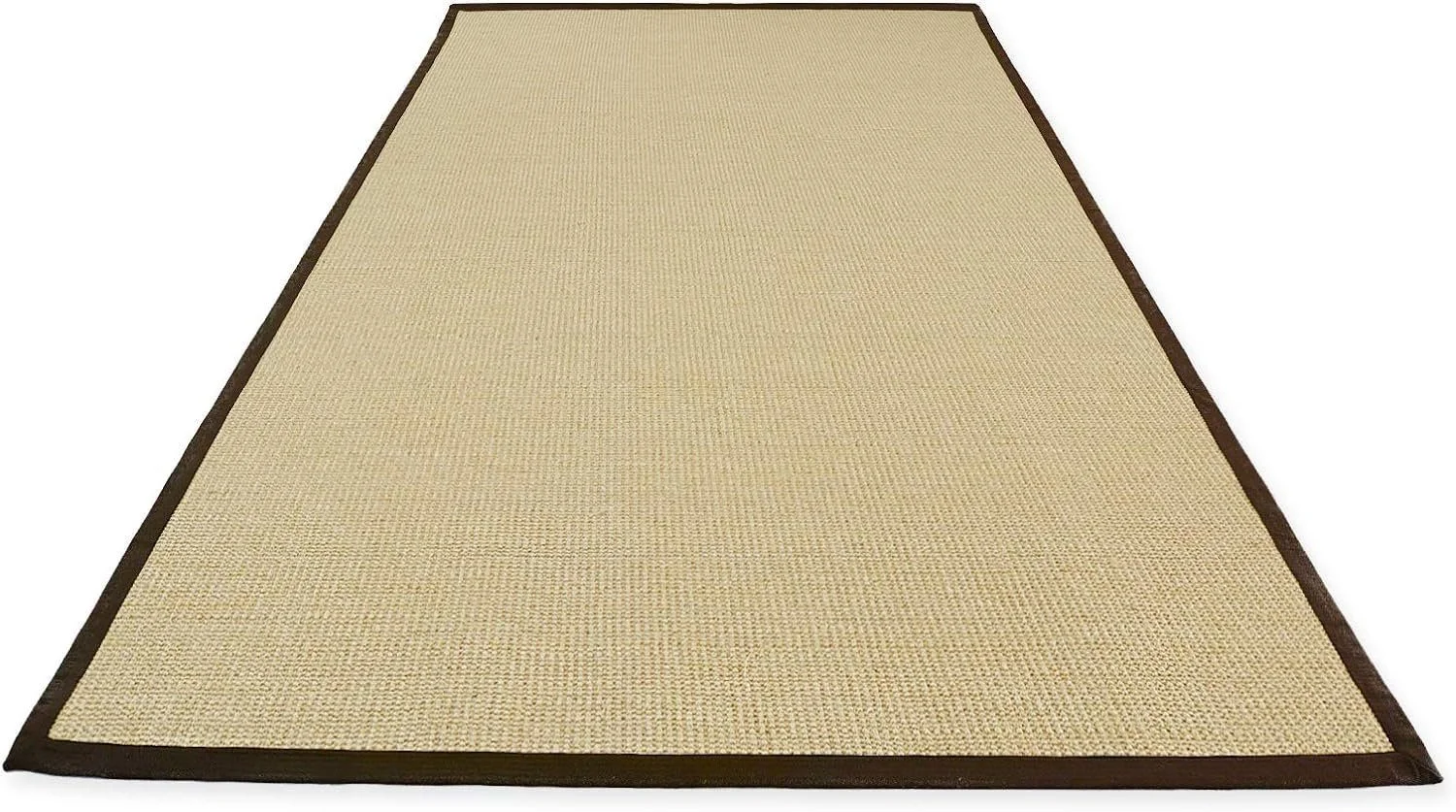 Sisalteppich „Amazonas“ – Naturfaser mit farbiger Bordüre