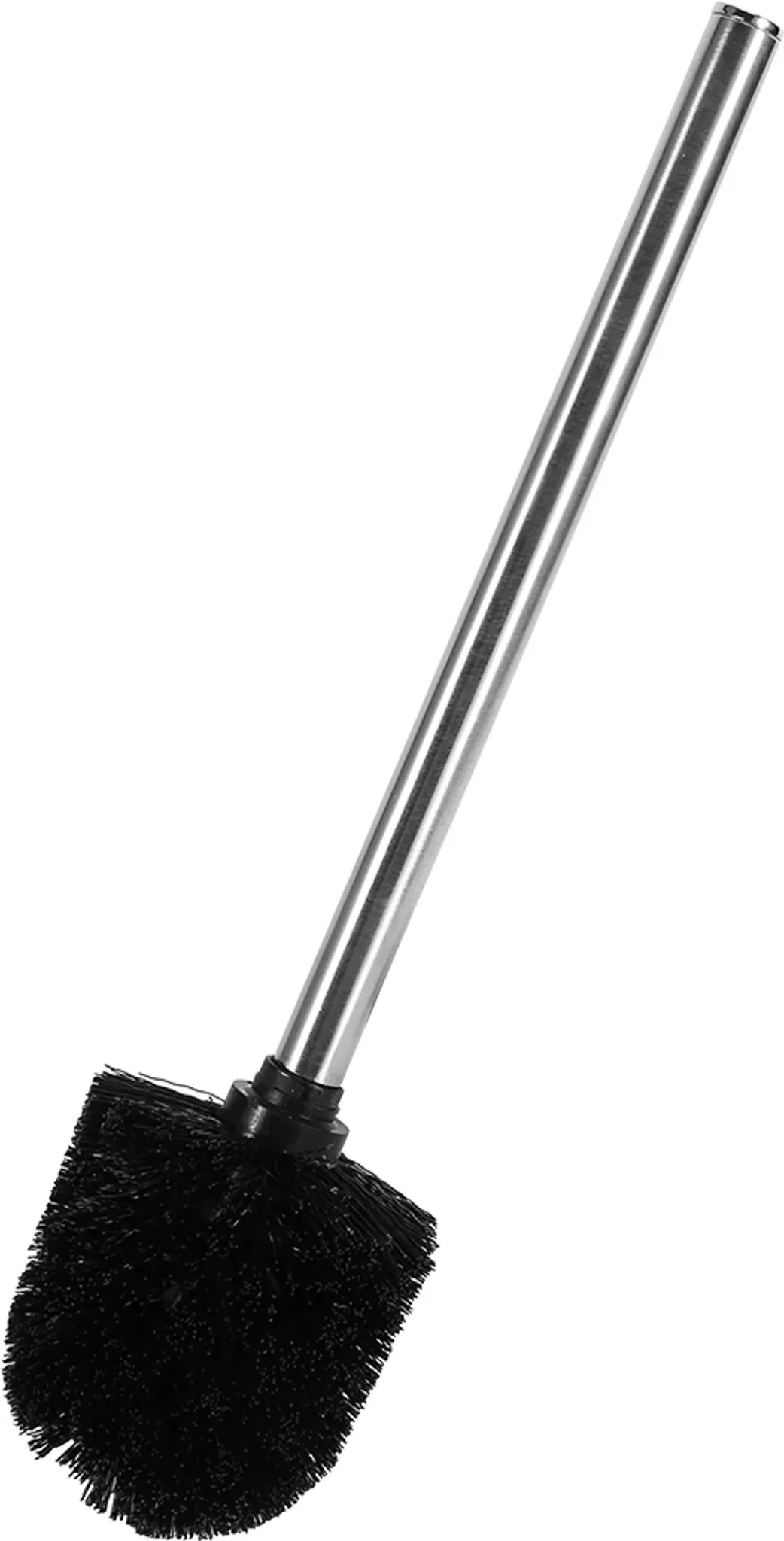 WC-Reinigungsbürste – Edelstahlgriff, Schwarzer Bürstenkopf