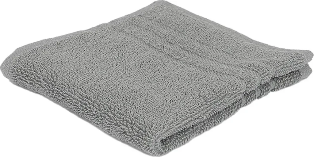 Nicola Spring Baumwollwaschlappen – 30 x 30 cm – Grau