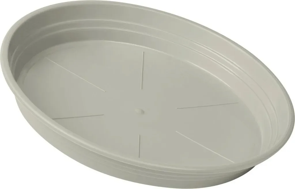 Poétic CITY – Untersetzer für Blumenkübel, Ø 24 cm, Seidengrau