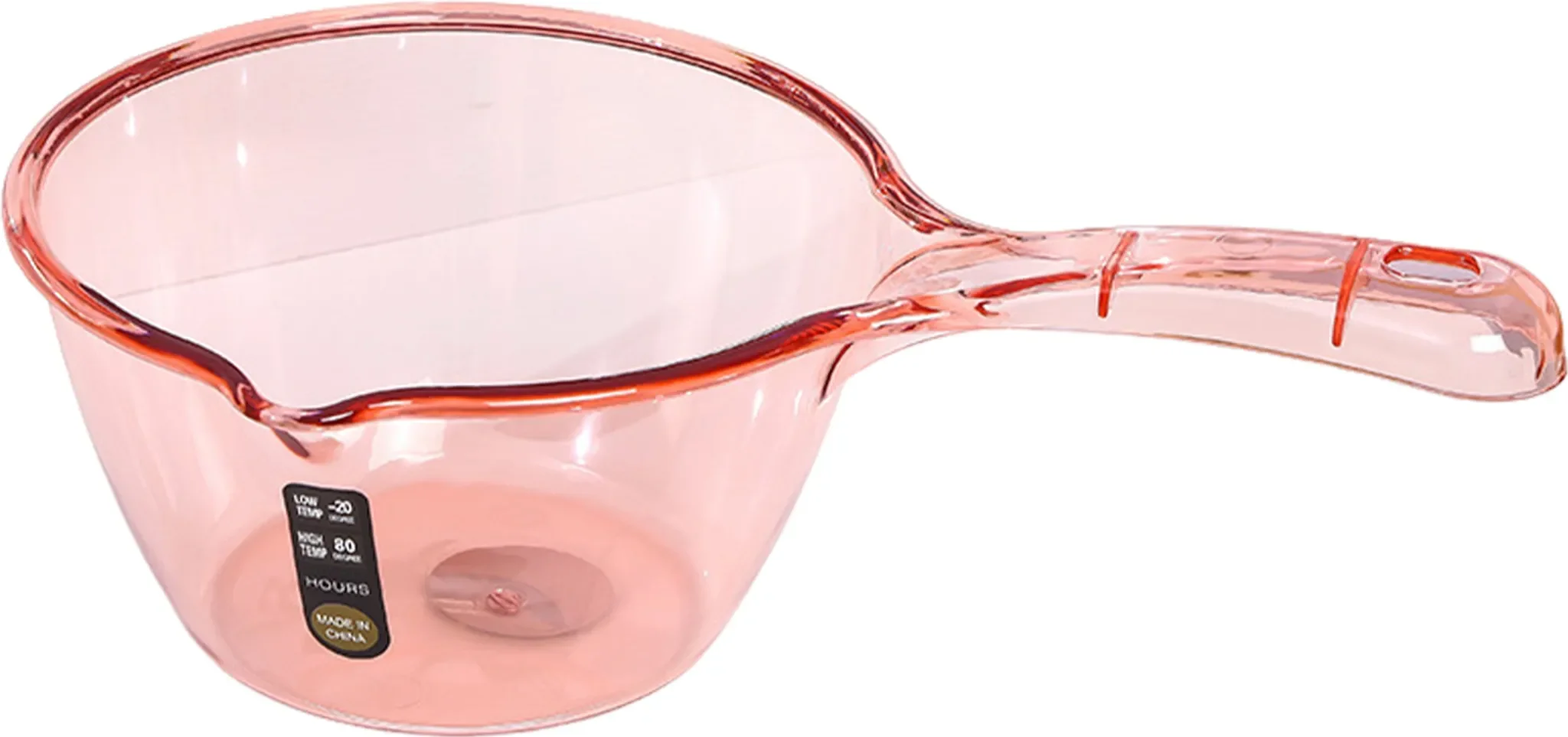 Klarer Wasserlöffel mit rutschfestem Griff – Vielseitige Wasserkelle