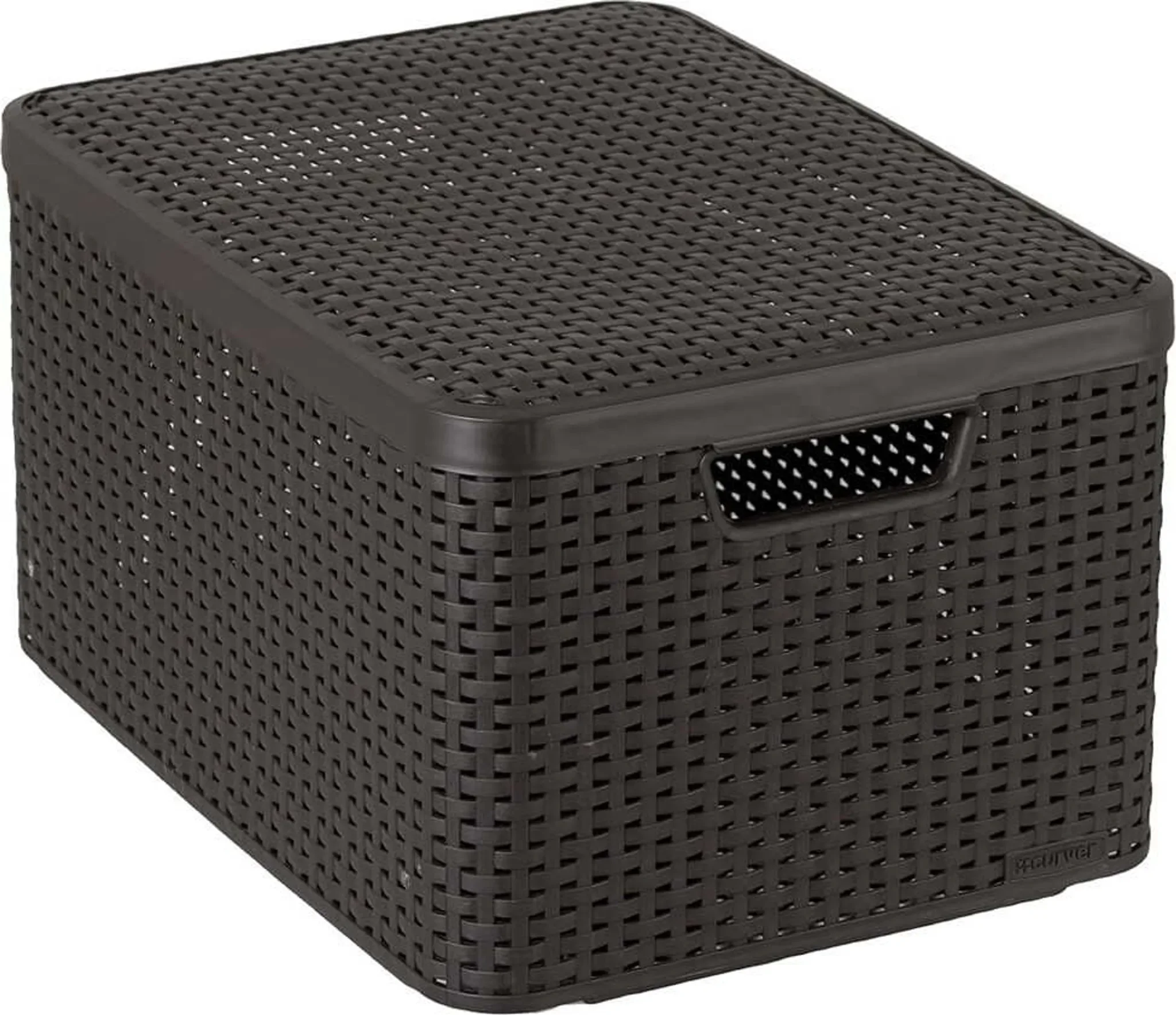 Curver STYLE Box 2 L – Dunkelbraun mit Deckel