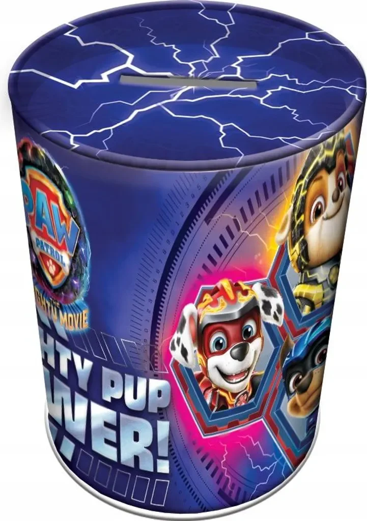 Metall-Spardose „PAW Patrol“ – 10 × 7 cm