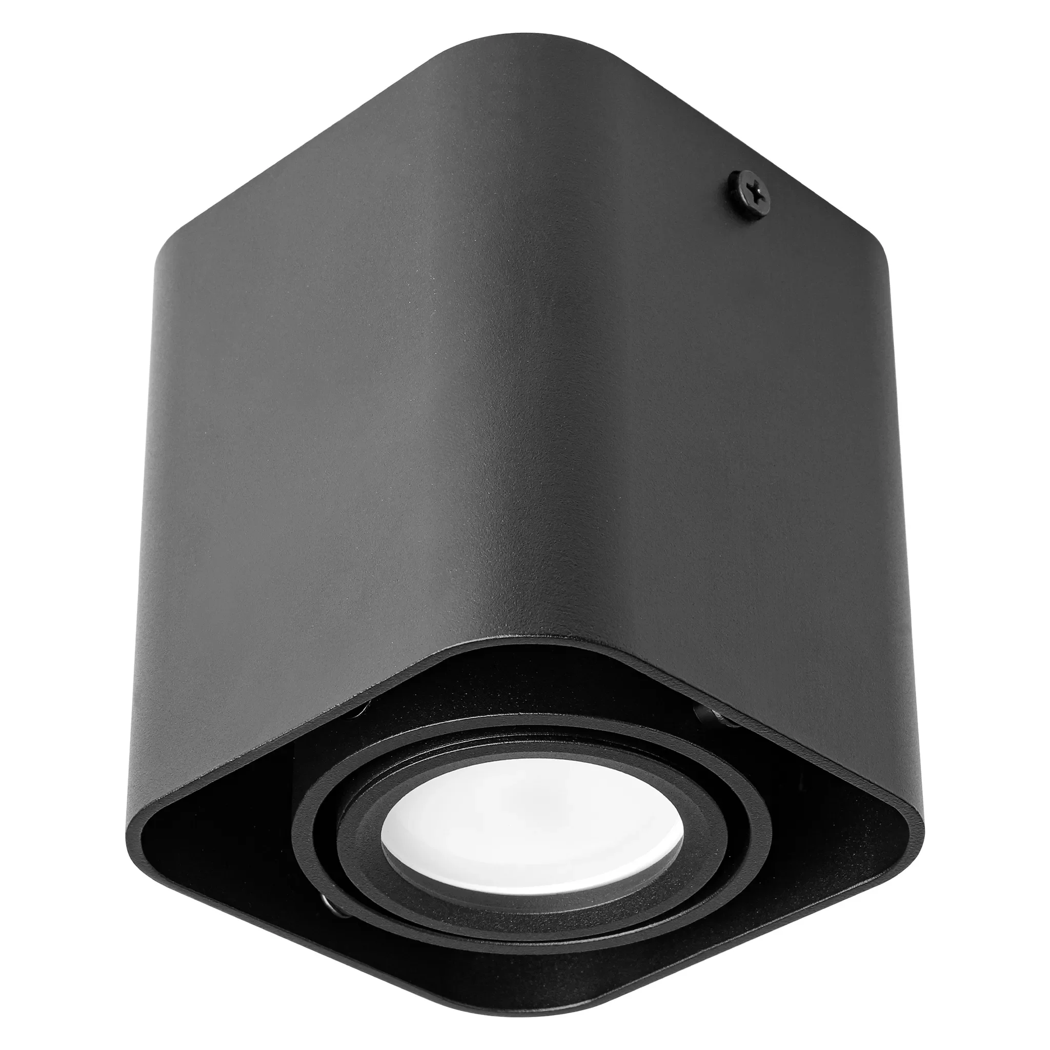 MasterLED Aufbaustrahler GU10 – Quadratisch 90x90x100 mm, Schwarz